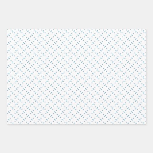 Abstracte Baby Blues Inpakpapier Vel (Voorkant)