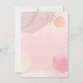 Abstracte Baby shower Pastel Circles Kaart (Achterkant)