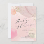 Abstracte Baby shower Pastel Circles Kaart (Voorkant)