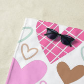 Abstracte badhanddoek voor harten (In situ)