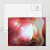 Abstracte bal briefkaart (Voorkant / Achterkant)