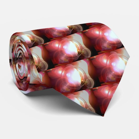 Abstracte bal stropdas (Opgerold)