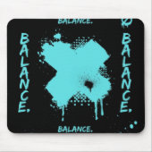 Abstracte Balans Grafische Muismat - Modern (Voorkant)