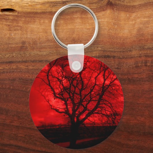 Abstracte balkstructuur sleutelhanger (Voorkant)