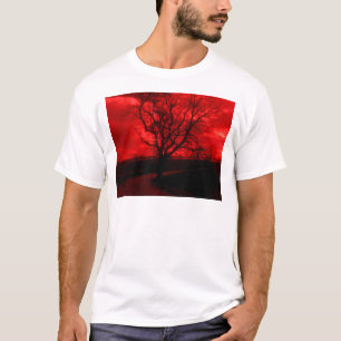 Abstracte balkstructuur t-shirt