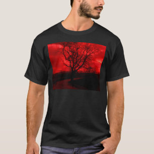 Abstracte balkstructuur t-shirt