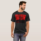 Abstracte balkstructuur t-shirt (Voorkant volledig)