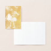 Abstracte Ballerina Zwanenmeer Folie Kaarten (Display)