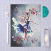 Abstracte Balletdanser Kunst Collage Decoupage Tissuepapier (Craft)