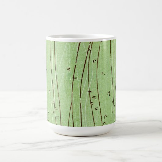 Abstracte Bamboe  Stijlvolle Mok Cup (Center)