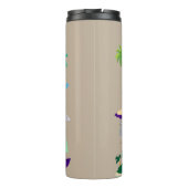 Abstracte band thermosbeker (Achterkant)