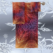 Abstracte barst van de uit meerdere kleuren bestaa bad handdoek