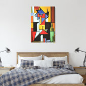 Abstracte Bartender Cubist Canvas Afdrukken (Insitu (Slaapkamer))