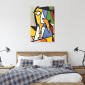 Abstracte Bartender Cubist Canvas Afdrukken (Insitu (Slaapkamer))