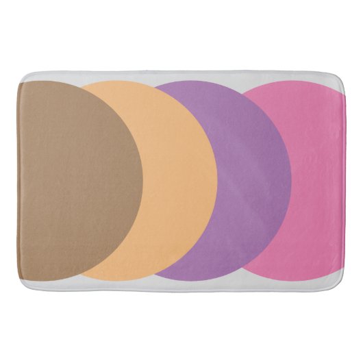 Abstracte Bath Mat - Colorful Crest (Voorkant)