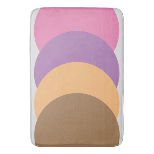 Abstracte Bath Mat - Colorful Crest (Voorkant Verticaal)