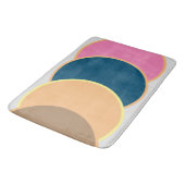 Abstracte Bath Mat - Colorful Framed Crest (Gekanteld)