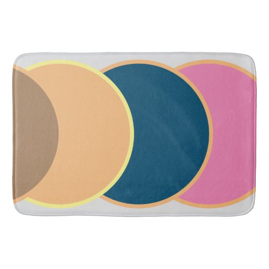 Abstracte Bath Mat - Colorful Framed Crest (Voorkant)