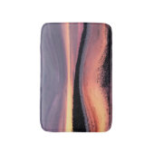 Abstracte Bath Mats voor Sunset Ocean Wave Badmat (Voorkant Verticaal)