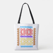 Abstracte Batik2 Tote Bag (Achterkant)