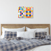 Abstracte Bauhaus geometrische kunst Canvas Afdruk (Insitu (Slaapkamer))
