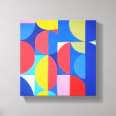 Abstracte Bauhaus geometrische kunst Canvas Afdruk (Voorkant)