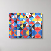 Abstracte Bauhaus geometrische kunst Canvas Afdruk (Voorkant)