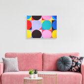 Abstracte Bauhaus geometrische kunst Canvas Afdruk (Insitu (Woonkamer))