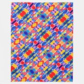 Abstracte Bauhaus geometrische kunst Fleece Deken (Voorkant)