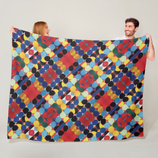 Abstracte Bauhaus geometrische kunst Fleece Deken