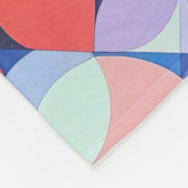 Abstracte Bauhaus geometrische kunst Fleece Deken (Hoek)