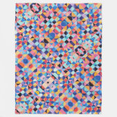 Abstracte Bauhaus geometrische kunst Fleece Deken (Voorkant)