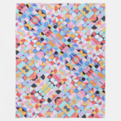 Abstracte Bauhaus geometrische kunst Fleece Deken (Voorkant)