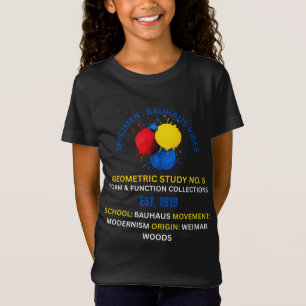 Abstracte Bauhaus Geometrische Studie Nr. 5 - Mode T-shirt