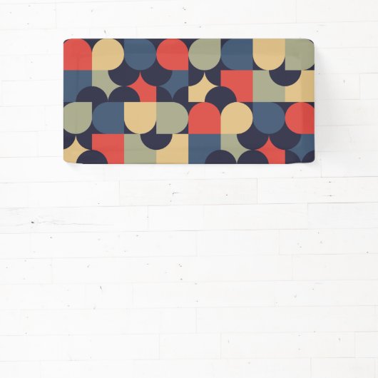 Abstracte Bauhaus-stijl Spandoek (Insitu)