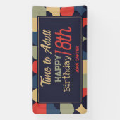 Abstracte Bauhaus-stijl Spandoek (Verticaal)