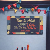 Abstracte Bauhaus-stijl Spandoek