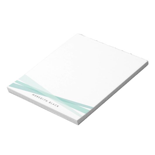 Abstracte bbons Gepersonaliseerd Notitieblok (Linkerzijde)