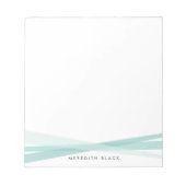 Abstracte bbons Gepersonaliseerd Notitieblok (Voorkant)