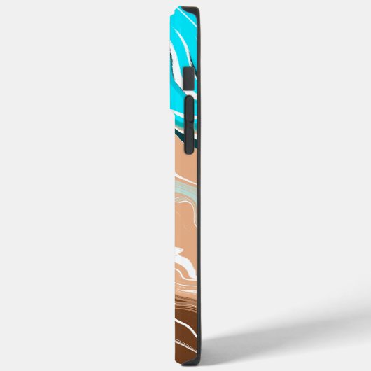 Abstracte Beach Fluid Art Case-Mate iPhone Case (Achterkant / Links)