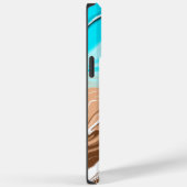Abstracte Beach Fluid Art Case-Mate iPhone Case (Achterkant / Rechts)