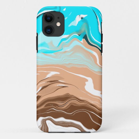 Abstracte Beach Fluid Art Case-Mate iPhone Case (Achterkant)