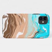 Abstracte Beach Fluid Art Case-Mate iPhone Case (Achterkant (horizontaal))