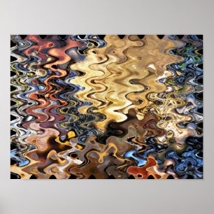 ABSTRACTE BEACH POSTER