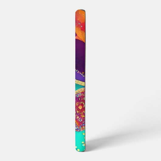  Abstracte Beachy Art Samsung Galaxy Hoesje (Linkerkant)