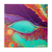  Abstracte Beachy Art Tegeltje (Voorkant)