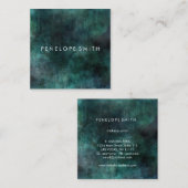 Abstracte Beauty Stylist vervagen Vierkante Visitekaartje (Voorkant / Achterkant)