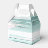 Abstracte Bedankt V2 Blauwgroen ID886 van het Bouw Bedankdoosjes (Achterkant)