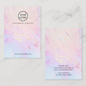 abstracte beeldschermkaart visitekaartje (Voorkant / Achterkant)