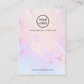 abstracte beeldschermkaart visitekaartje (Voorkant)